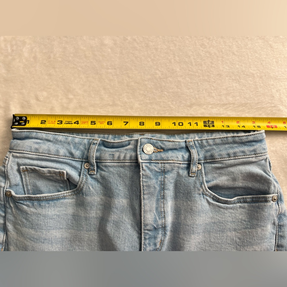 LOFT Light Blue The Kick Crop Denim Jeans, Size 30/10 - Picture 11 of 12